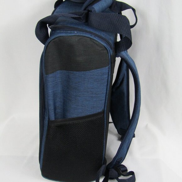 Backpack | Insulated | Cooler | Adjustable | Blue & Black | Lightweight - Picture 3 of 8